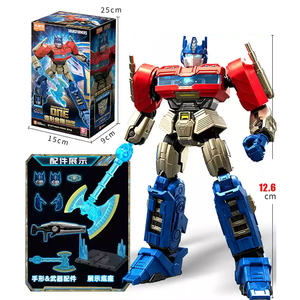 Figura Blokees <span class=keywords><strong>Transformers</strong></span> ONE Beyond Edition <span class=keywords><strong>Optimus</strong></span> <span class=keywords><strong>Prime</strong></span> Versión Luminosa Original Genuina <span class=keywords><strong>Juguete</strong></span> <span class=keywords><strong>de</strong></span> Bloques <span class=keywords><strong>de</strong></span> Construcción para Ensamblar - Product Image 2