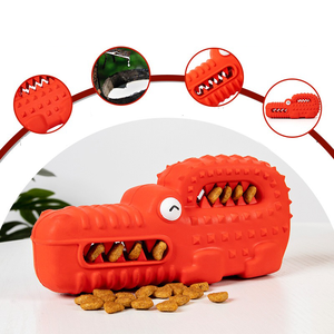 Hundekau-Spielzeug mit Quietscher, Cartoon-Design, Langlebiger Gummiknochen zur Zahnreinigung, Kau- und Leckspielzeug für Mittelgroße Hunde und Welpen - Product Image 3