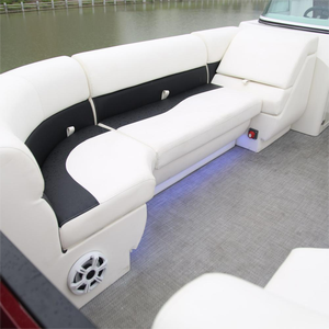 Bateau à moteur ponton de luxe sportif, le plus tendance de l'été 2023, à vendre avec options de couleurs - Product Image 5