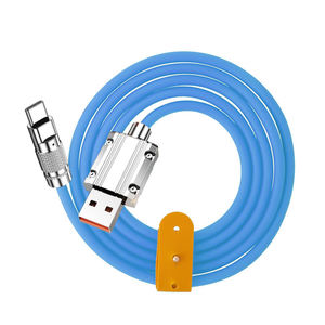 สายข้อมูล Cabos <span class=keywords><strong>USB</strong></span> to <span class=keywords><strong>USB</strong></span> <span class=keywords><strong>C</strong></span> <span class=keywords><strong>kabel</strong></span> 6A สายชาร์จเร็วชนิด <span class=keywords><strong>C</strong></span> นำผู้ผลิต120W สายชาร์จโทรศัพท์มือถือชนิด <span class=keywords><strong>C</strong></span> - Product Image 1