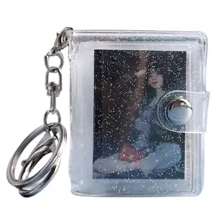 Novo Popular Personalizado Inserir Foto Frame Mini Novidade Mini Álbum de fotos Keychain