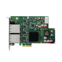 Tarjeta de red PoE de 4 puertos Interfaz Ethernet Intel 100/1000/Mbps PCI Express X4 Cable interno 10 puertos Cable interno