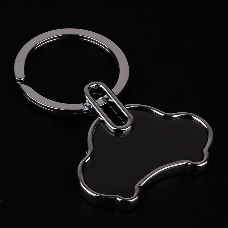 Bulk Stocks Factory direct metal custom key chain/keychain /students key ring/Office Ruler keychain