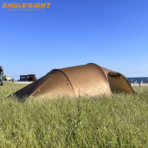 Alta calidad 1,8 kg <span class=keywords><strong>4</strong></span> estaciones 2 personas senderismo tienda mochilero poste de aluminio 15d nailon portátil ligero túnel tienda - Product Image 5