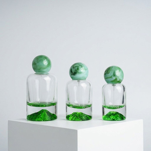 Flacon pulvérisateur de parfum en verre vide de 50 ml, forme volcanique unique, logo personnalisé, emballage cosmétique rechargeable vide - Product Image 4
