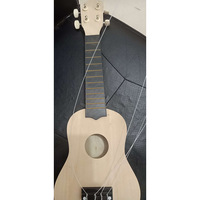 Wholesale Wood Color DIY Ukulele Unfinished Music Toy Kids Mini Ukulele Guitar Toy Educational Musical Instrument Children's Toy