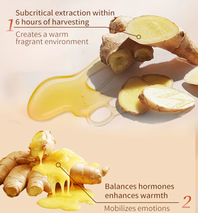 Aceite esencial de jengibre puro natural de fábrica para hidroterapia masaje muscular pareja sexo-para cortapelos - Product Image 3