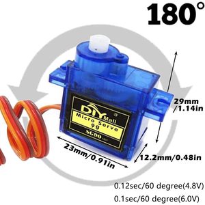 Micro Servo SG90 9g 180 Grados con Probador, Controlador, Fuente de Alimentación y Caja para Juguetes RC - Product Image 3