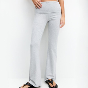 <span class=keywords><strong>Pantaloni</strong></span> da <span class=keywords><strong>donna</strong></span> <span class=keywords><strong>pantaloni</strong></span> a zampa in cotone elasticizzato morbido e causale - Product Image 1