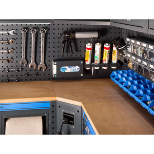 Fami Garage 391 G12 3688x2472mm meuble d'atelier avec 5 armoires, chariot, bloc de tiroirs et conteneurs - Product Image 3