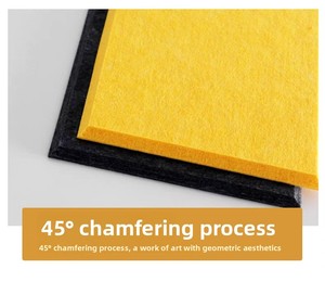 Panneau d'isolation acoustique en mousse <span class=keywords><strong>de</strong></span> fibre <span class=keywords><strong>de</strong></span> polyester pour studio d'enregistrement, salle <span class=keywords><strong>de</strong></span> théâtre, salle <span class=keywords><strong>de</strong></span> <span class=keywords><strong>piano</strong></span>, salle audiovisuelle, KTV, 9 mm, moderne - Product Image 6