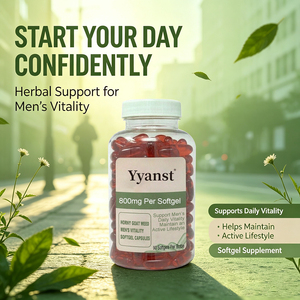 Suplemento Energético Herbal con Extracto de Hierba de Cabra en Cápsulas Blandas para la Vitalidad Diaria Masculina, Ayuda a Mantener un Estilo de Vida Activo para Adultos - Product Image 3