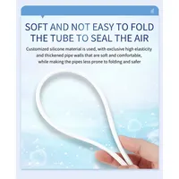 Cannule nasale ionisante en silicone à haut débit, non électrique, pour hydrogène/oxygène, compatible avec la plupart des machines d'inhalation d'hydrogène