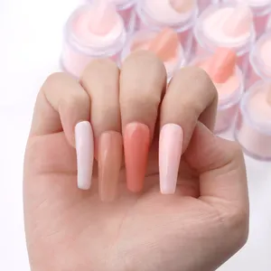 HNDO pó acrílico atacado com marca própria pó acrílico para unhas, fornecedor de pintura de unhas brilhantes para prolongar as unhas