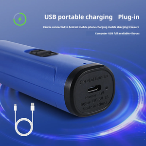 USB sạc điện vật nuôi móng tay Tông đơ tiếng ồn thấp bàn chân máy xay Nail Clipping mèo và chó móng chân công cụ - Product Image 5