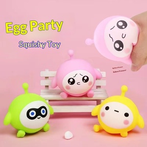 Internet-famous Hit <b>Egg</b> Party Squeeze <b>Toy</b> Stress Relief Slow Recovery Pressure Release Cute TPR Stress-Busting Gift - Product Image 2