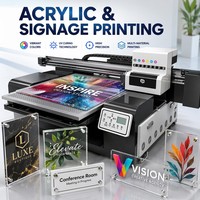 Promo Panas Printer UV Flatbed Roll-to-Roll A3 DX7 I3200 Print Head LED Curing 6-Warna Tinta Campuran Katun-Poliester 60x90cm 10ppm
