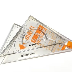Precio Sorpresa, Calidad Superior, Juego de Reglas Triangulares de Plástico de 30 cm, Papelería Escolar al por Mayor, Juego de 2 Reglas de Geometría para Estudiantes - Product Image 5