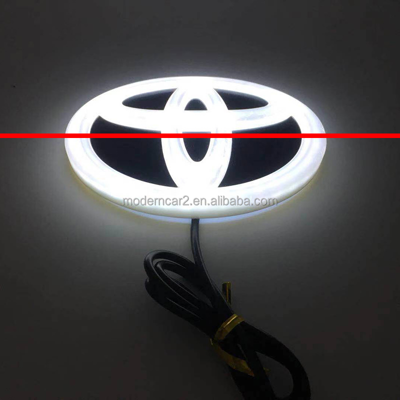 Автомобильный Стайлинг 4D Логотип свет эмблема свет для toyta Honda Kia Логотип лазерный проектор эмблема логотип огни Светодиодный задний значок наклейка лампа