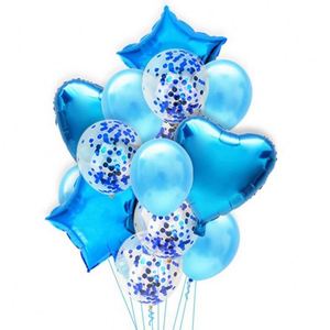 ลูกโป่งยางลาเท็กซ์ Supplies14pcs ขนาด18นิ้วลูกโป่งฮีเลียมช่อดอกไม้มันวาวสีโรสโกลด์ปาร์ตี้งานแต่งงานงานเลี้ยงฉลองทารกให้ความสุข - Product Image 5