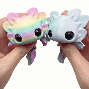 Set de Animales Pequeños Impresos en <span class=keywords><strong>3D</strong></span>, Salamandra Bebé Articulada, Animales Impresos en <span class=keywords><strong>3D</strong></span> para Decoración del Hogar u Oficina, Figuras Impresas para Manualidades, Regalos de Navidad - Product Image 4
