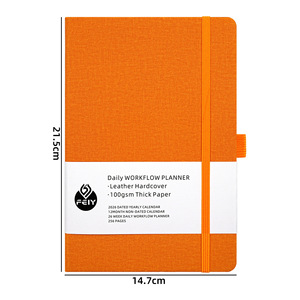 Agenda Semanal A5 2026 Sin Fecha, <span class=keywords><strong>Libro</strong></span> Planificador, Cuaderno Diario Simple, Personalizable, Regalo, Piel Sintética con Cierre de Hilo - Product Image 1
