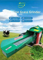 Machine de découpe électrique commerciale pour aliments pour animaux, hacheuse d'herbe avec convoyeur pour élevages de bovins, vaches et chèvres