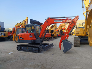 Miniexcavadora hidráulica dh55 excavadora de orugas Doosan dh55 usada - Product Image 5