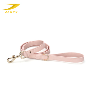 Zacht Leer Huisdier Touw Hondenriem Kraag <span class=keywords><strong>Vegan</strong></span> Lederen Kleine Grote Hond Aangelijnd Lood En Kraag Voor Veiligheid Met Kak tas Houder - Product Image 5