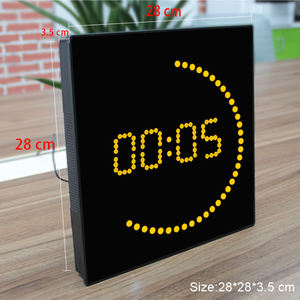 CHEETIE CP100 Horloge murale LED de décoration intérieure de bonne qualité, horloge murale personnalisée avec alarme sonore, horloge murale artisanale - Product Image 2