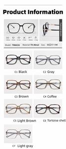 Kính gọng đen cao cấp <span class=keywords><strong>2026</strong></span> - Chống ánh sáng xanh GM, mặt phẳng, thời trang, phù hợp cho cả nam và nữ - Product Image 3