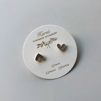 Cartes de bijoux de luxe avec logo personnalisé, exclusives pour les bijouteries, étiquettes d'emballage en papier pour colliers, bagues, boucles d'oreilles