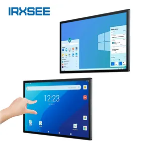 OEM özel 22 32 43 55 inç kapasitif dokunmatik düz ekran Wifi Bt RS232 RS485 Aio paneli dokunmatik ekran monitör