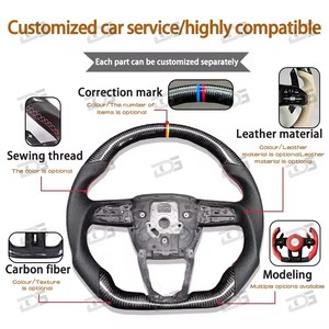 Volant pour Toyota RAV4 2013-2018, Corolla 2014-2019, <span class=keywords><strong>Scion</strong></span> <span class=keywords><strong>IM</strong></span> 2016, cuir perforé, poignée en bois, accessoires intérieurs - Product Image 6
