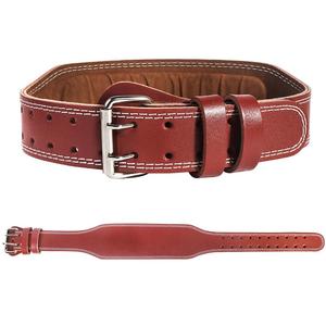 2026 Cowhide Leather Powerlifting Weight Lifting Dip <b>Belt</b> Fitness Gym Adjustable Metal Buckle Squat Padded Lumber Lower Back - Product Image 6