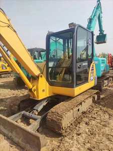 Excavatrice Komatsu PC56 d'occasion de 5 tonnes en bon état, mini-excavatrice industrielle, matériel de Chine à vendre - Product Image 2