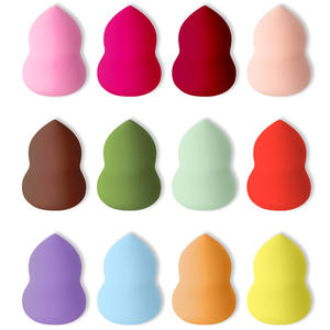 Œuf de beauté <span class=keywords><strong>Gourde</strong></span> Bouffée Lavable Goutte d'Eau Poudre Bouffée Maquillage Coupe Biseautée Éponge Bouffée - Product Image 4