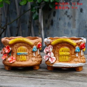 MSH square bambina carina succulenta fioriera vasi da giardino per il nuovo regalo di casa - Product Image 4