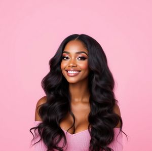 Peluca Larga Ondulada Negra Natural de Cabello Humano 100% para Mujer, Estilo Elegante, Alta Densidad, Onda Natural, Suministro Directo de Fábrica de Vietnam - Product Image 1