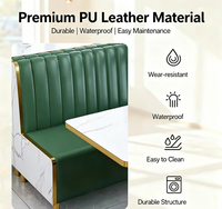Ensemble de sièges pliables en cuir PU pour restaurant, hôtel, café, fast-food, table et chaises pour mobilier commercial