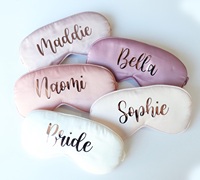 Ensemble cadeau de masques de sommeil brodés personnalisables et évolutifs, masque pour les yeux en satin personnalisé, cadeau d'entreprise pour les grands événements d'entreprise