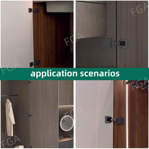 Bisagras Hidráulicas Ocultas Consun Auto Soft Close para Muebles de Cocina, Ajustables, Negras, con Cierre Suave - Product Image 6