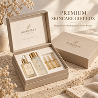Boîte cadeau personnalisée en carton style livre avec couvercle rabattable pour produits de beauté, emballage écologique, fournisseur OEM