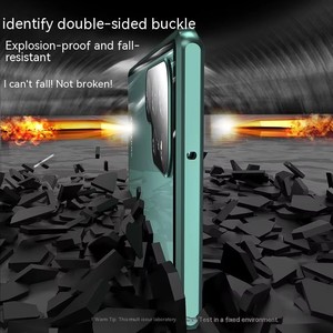 <span class=keywords><strong>Funda</strong></span> de Teléfono Magnética Antigolpes con Marco de Aleación de Metal y Cristal Templado HD Transparente para <span class=keywords><strong>SAMSUNG</strong></span> S25 <span class=keywords><strong>Ultra</strong></span> S24 <span class=keywords><strong>Ultra</strong></span> <span class=keywords><strong>S23</strong></span> - Product Image 6