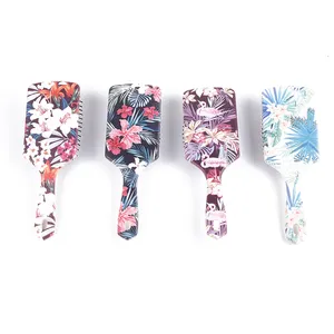 Toni & Guy phim hoạt hình đệm không khí Lược Salon sử dụng ABS <span class=keywords><strong>C005</strong></span> chống tĩnh Trắng hào phóng tấm làm tóc bàn chải massage Lược - Product Image 1