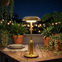 Meistverkaufte Luxus-Tischlampe mit Batteriebetrieb für Hochzeiten und Events, Touch-Dimm-Funktion, Kabellose Tischleuchte für Restaurant-Esstische