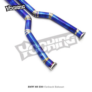 Escape Catback personalizado para <span class=keywords><strong>BMW</strong></span> <span class=keywords><strong>M5</strong></span> E60 <span class=keywords><strong>V10</strong></span> 5,0 2003-2010 Valvetronic Tuning tubo de titanio silenciador SISTEMA DE Escape - Product Image 2