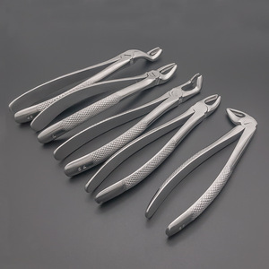 Autres forceps d'extraction dentaire 17 cm, manuels, argentés, pour adultes, instrument chirurgical de retrait de dents, classe I - Product Image 3