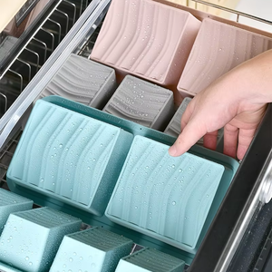 Boîte à lunch en silicone à treillis pour congélateur, couvercle de conservation des aliments frais, vente chaude, pour la conservation quotidienne des aliments - Product Image 6