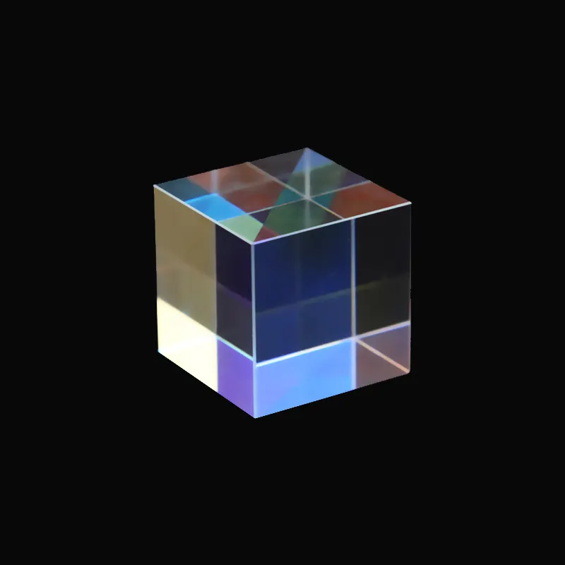 ขายร้อนDichroicเคลือบK9สีCube X-Cubeปริซึม